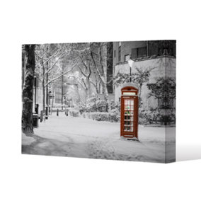 London snow (canvas) / 127 x 101 x 4 cm
