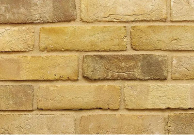 London Yellow handmade bricks-  London weathered stock/Imperial size yellow handmade bricks- Pack 360