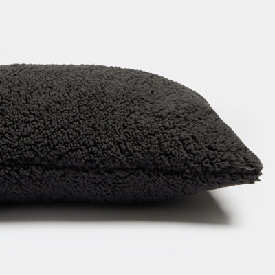 Long Bolster Pillow Teddy Fleece Body Neck Pregnancy Support Cushion - 4