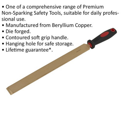 Long Decorators Scraper - 30 x 300mm - Non Sparking - Beryllium Copper