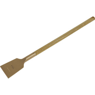 Long Handle Decorators Scraper - 100 x 720mm - Non-Sparking - Beryllium Copper