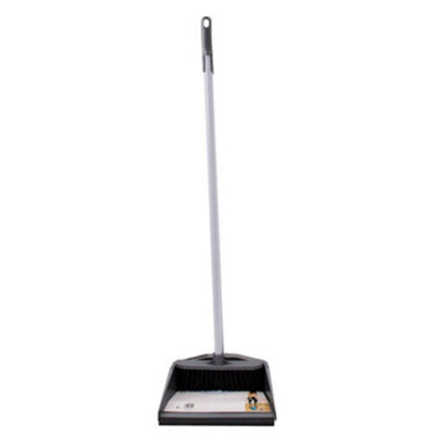 Long Handle Dustpan Brush Set Home Sweeping Dust Sweeper Kitchen Nylon ...