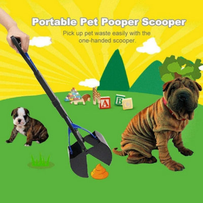 Long Handle Poop Scoop Convenient and Practical Grabber Picker Tool