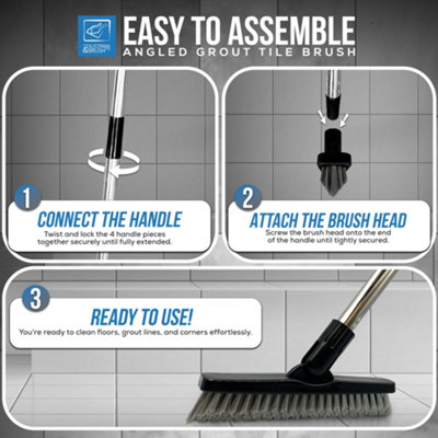 All Purpose Scrub Brush, Stiff Bristle Cleaning Brush With Non 10 thumbnail image