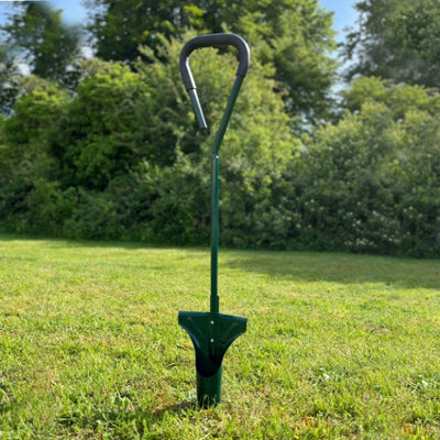 Long Handled Metal Garden Bulb Planter - 3
