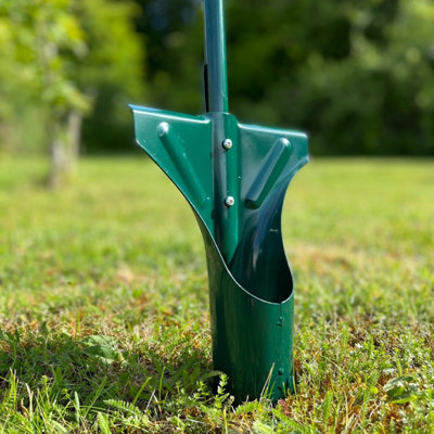 Long Handled Metal Garden Bulb Planter - 6