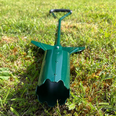 Long Handled Metal Garden Bulb Planter - 4