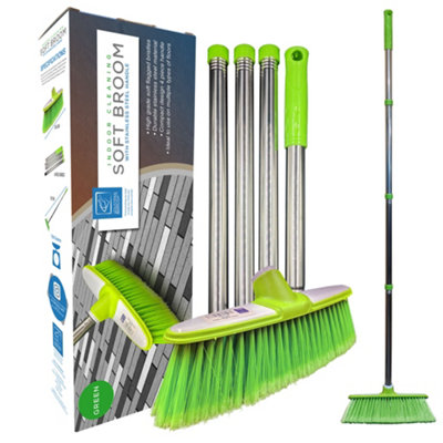 Soft brush broom discount