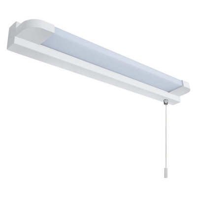 Long Life Lamp Company LED Mirror Light Pull Cord Switch Warm White ...
