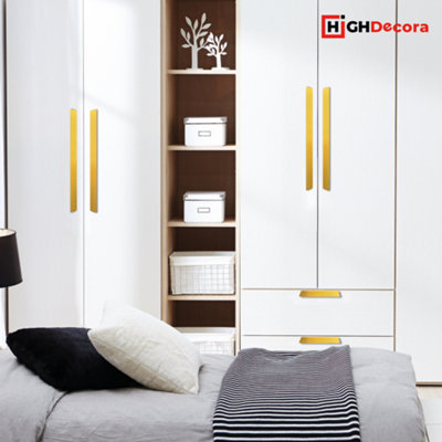 HighDecora Long Profile Pull Handle For Wardrobe Kitchen Cabinet TV Unit - Aluminum 800mm