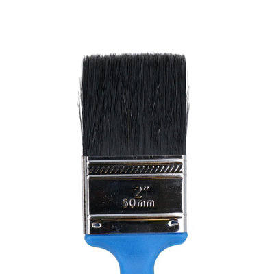 Long Reach Angled Radiator Paint Brush 50mm Width Head 400mm Long 2pk