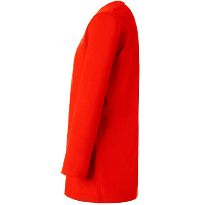 Long-Sleeved Top - basic wear for men -303226 - red M