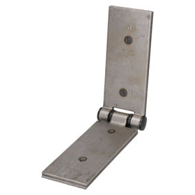 Long Weld-on Butt Hinge Heavy Duty with Bushes 240x50mm Industrial Quality