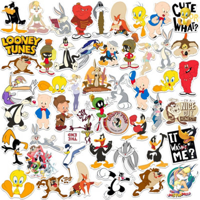Looney Tunes Deluxe Characters Stickers (Pack of 100) Multicoloured ...