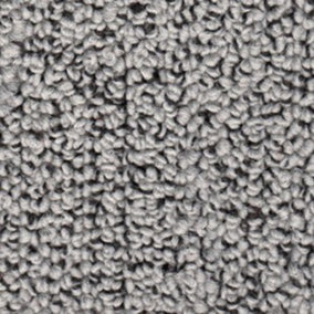 Loop Pile Heavy Duty Carpet Tiles(50X50cm)Flooring Grey. Bitumen Backing Commercial, Office, Shop, Home. 20 tiles (5SQM)
