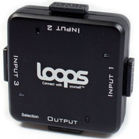 LOOPS - HDMI 3 Port Way Switch Box 1080P/3D Source Selector Splitter Hub