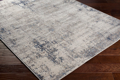 LOPIKA Abstract Modern Marble Grey Area Rug 140 x 200 cm