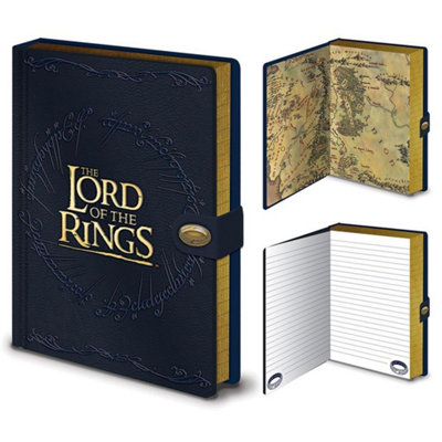 Lord Of The Rings A5 Notebook Blue/White (One Size)