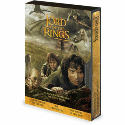 Lord Of The Rings VHS Notebook Yellow/Grey (One Size)