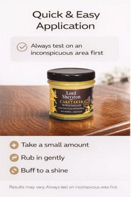 Lord Sheraton Caretaker Wood Balsam - Clear, 125ml - Beeswax Furniture ...