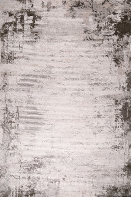Lorenz 4181A Grey/Cream Abstract Modern Turkish Area Rug - 200 x 300 cm