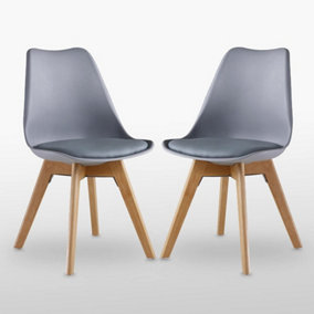 Lorenzo Dining Chairs Set of 2, Grey