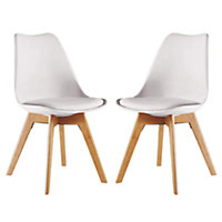 Lorenzo Dining Chairs Set of 2, White