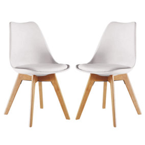Lorenzo Dining Chairs Set of 2, White