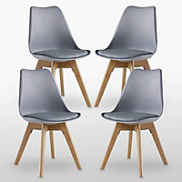 Lorenzo Dining Chairs Set of 4, Grey