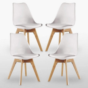 Lorenzo Dining Chairs Set of 4, White