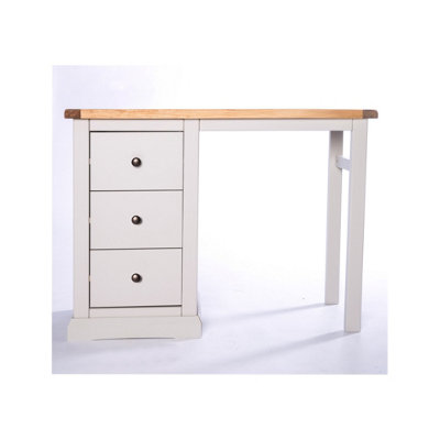 Loreo 3 Drawer Dressing Table Set Brass Knob