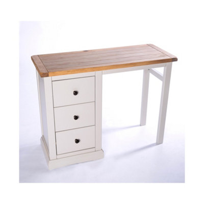 Loreo 3 Drawer Dressing Table Set Brass Knob