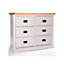 Loreo 6 Drawer Chest of Drawers Bras Drop Handle