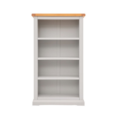 Loreo Light Grey Bookcase 120x70x25cm