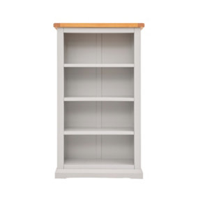 Loreo Light Grey Bookcase 120x70x25cm