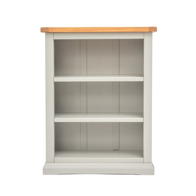 Loreo Light Grey Bookcase 90x70x25cm