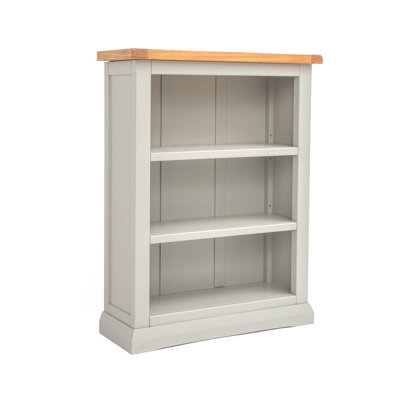 Loreo Light Grey Bookcase 90x70x25cm