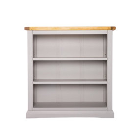 Loreo Light Grey Bookcase 90x90x30cm