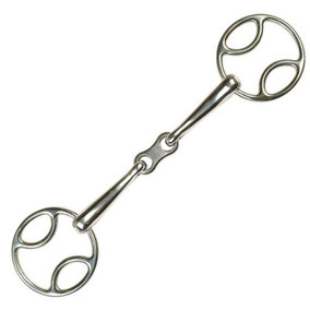 Lorina French Link Loop Ring Snaffle Silver (4in)