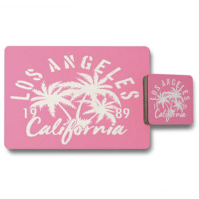 Los Angeles California (Placemat & Coaster Set) / Default Title