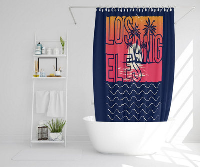Los Angeles Sunset (Shower Curtain) / Default Title Price Comparisons | Compare The Build
