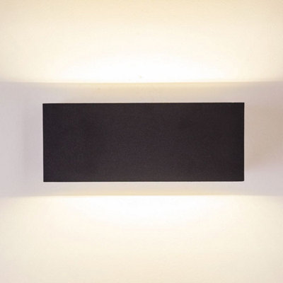 LOTTIE - CGC Dark Grey Large Rectangular 4K LED Wall Light