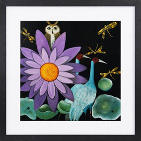Lotus - Treechild - 40 x 40cm Framed Print