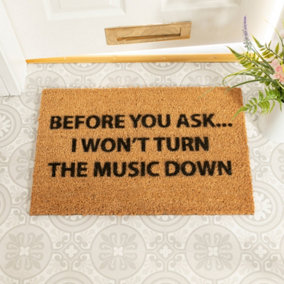 Loud Music Doormat - Regular 60x40cm
