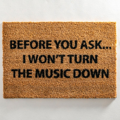Loud Music Doormat - Regular 60x40cm - 3