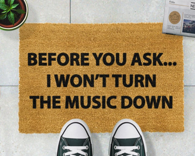 Loud Music Doormat - Regular 60x40cm - 4