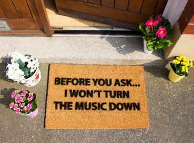 Loud Music Doormat - Regular 60x40cm - 6