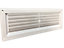 Louvre Vent 9x3 White With Flyscreen