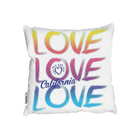 Love california (Outdoor Cushion) / 45cm x 45cm