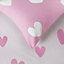 Love Heart Decorative Printed Duvet Cover Set with Pillowcase